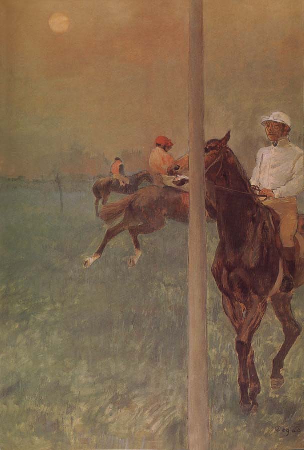 Edgar Degas Reinsman  before race